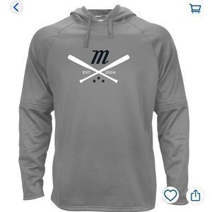 Marucci Men’s Long Sleeve Fleece Hoodie. size large. New condition